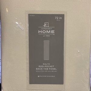 JCPenney Home Rialto Rod Pocket Back Tab Curtains
